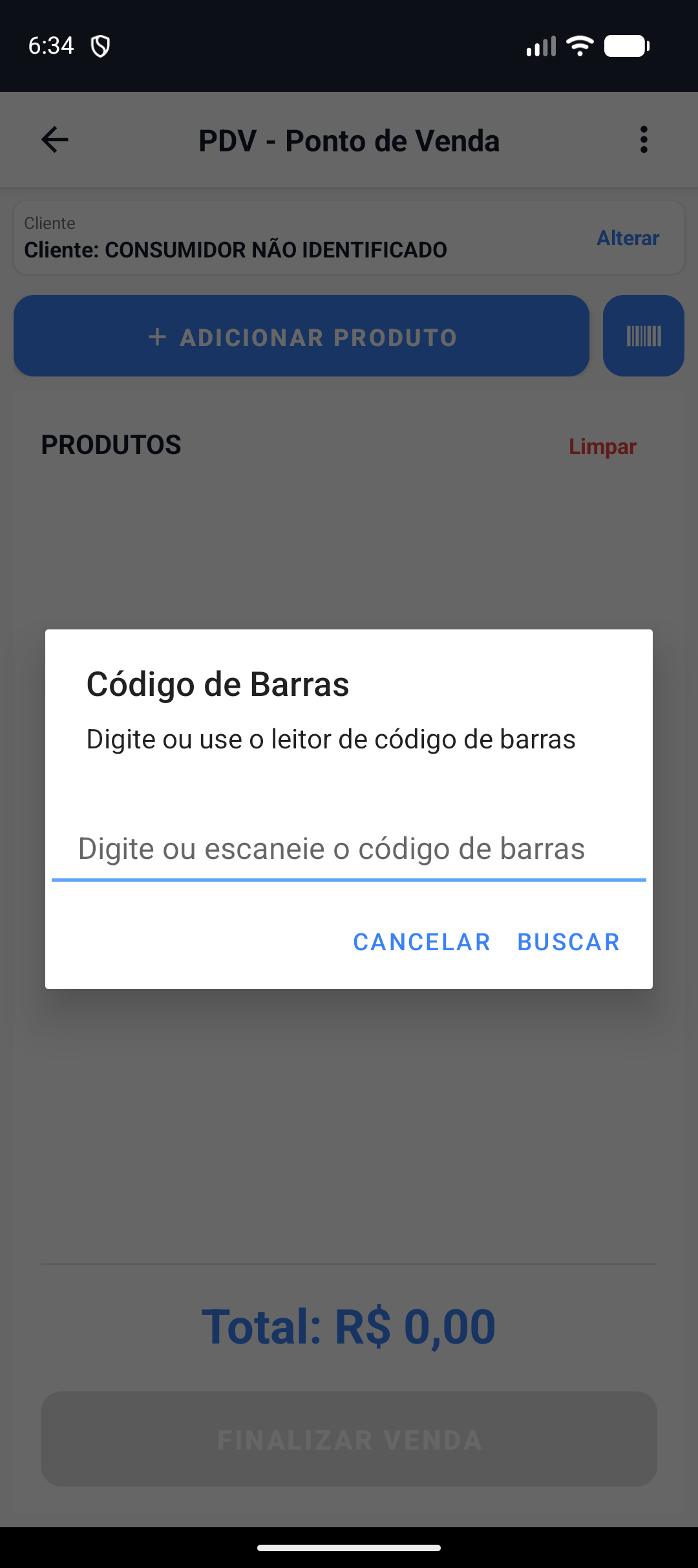 Venda no aplicativo do FunPay